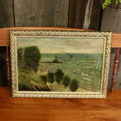Antique Shoreline Painting