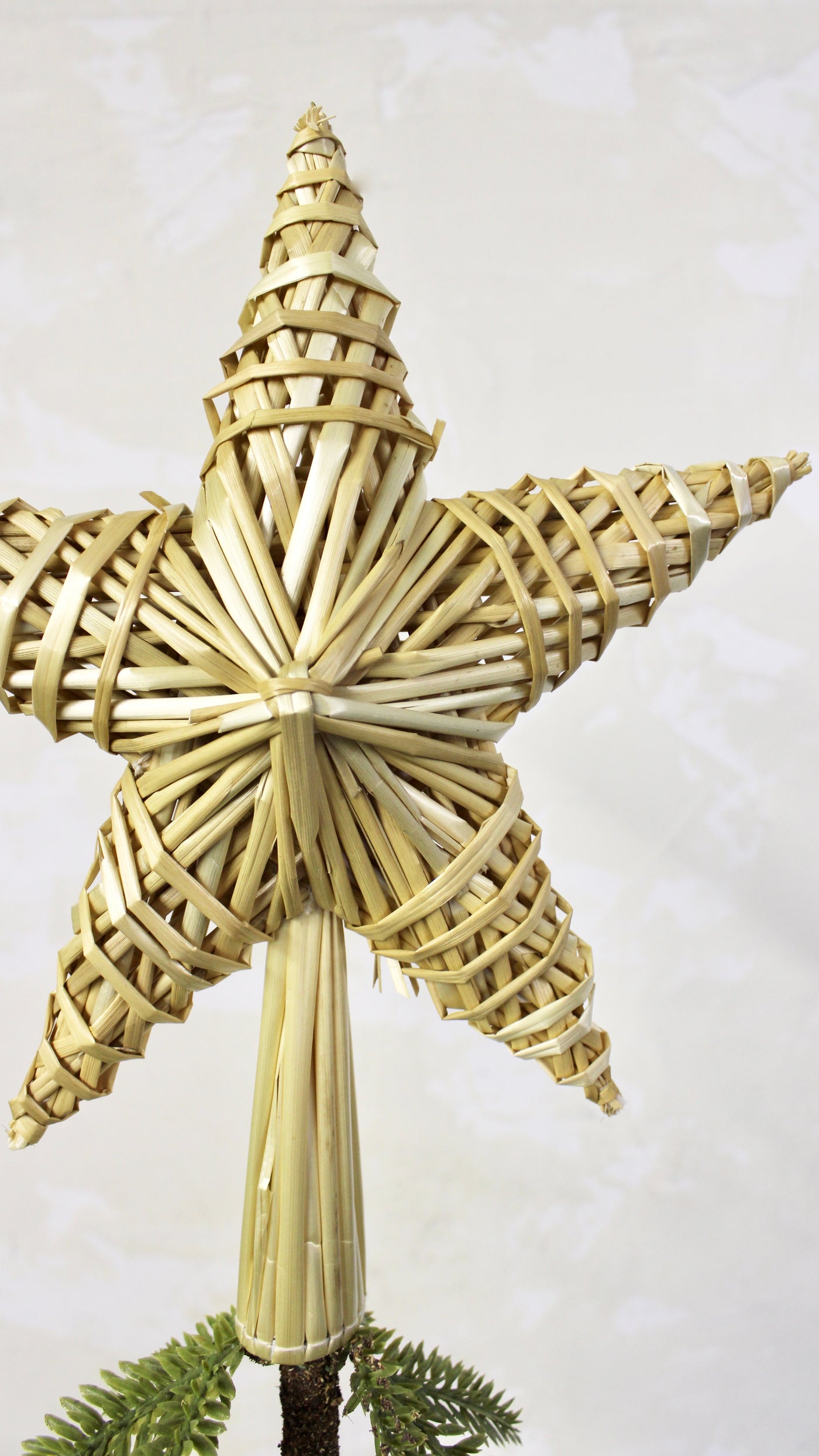 Handmade Straw Tree Topper