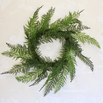 24” Lace Fern Wreath