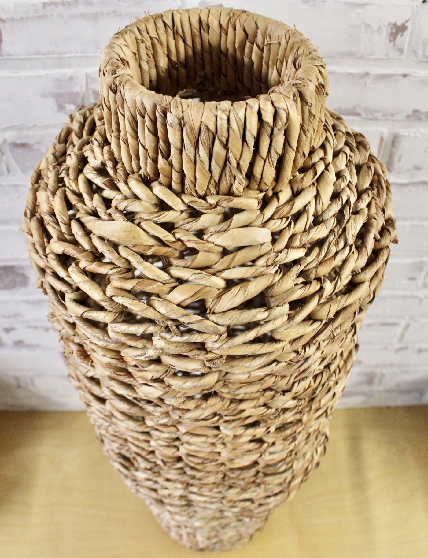 Woven Rattan Vase