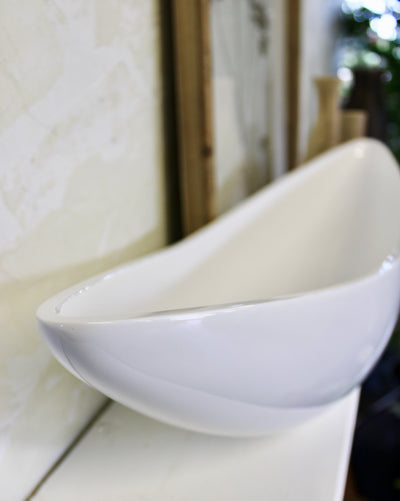 Small Polystone Oval Planter