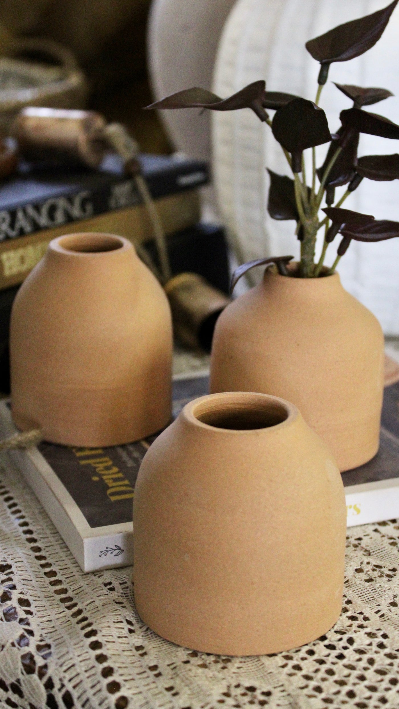 Handcrafted Clay Pottery (Natural)