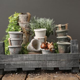 Distressed Clay Planter
